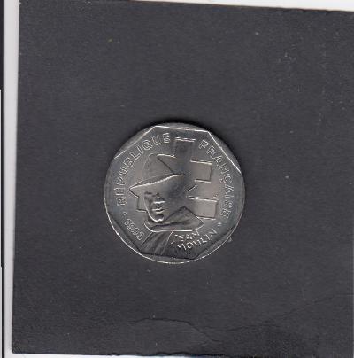 Beschrijving: 2 Francs  JEAN MOULIN